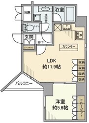 パレ・ソレイユ東日本橋の物件間取画像